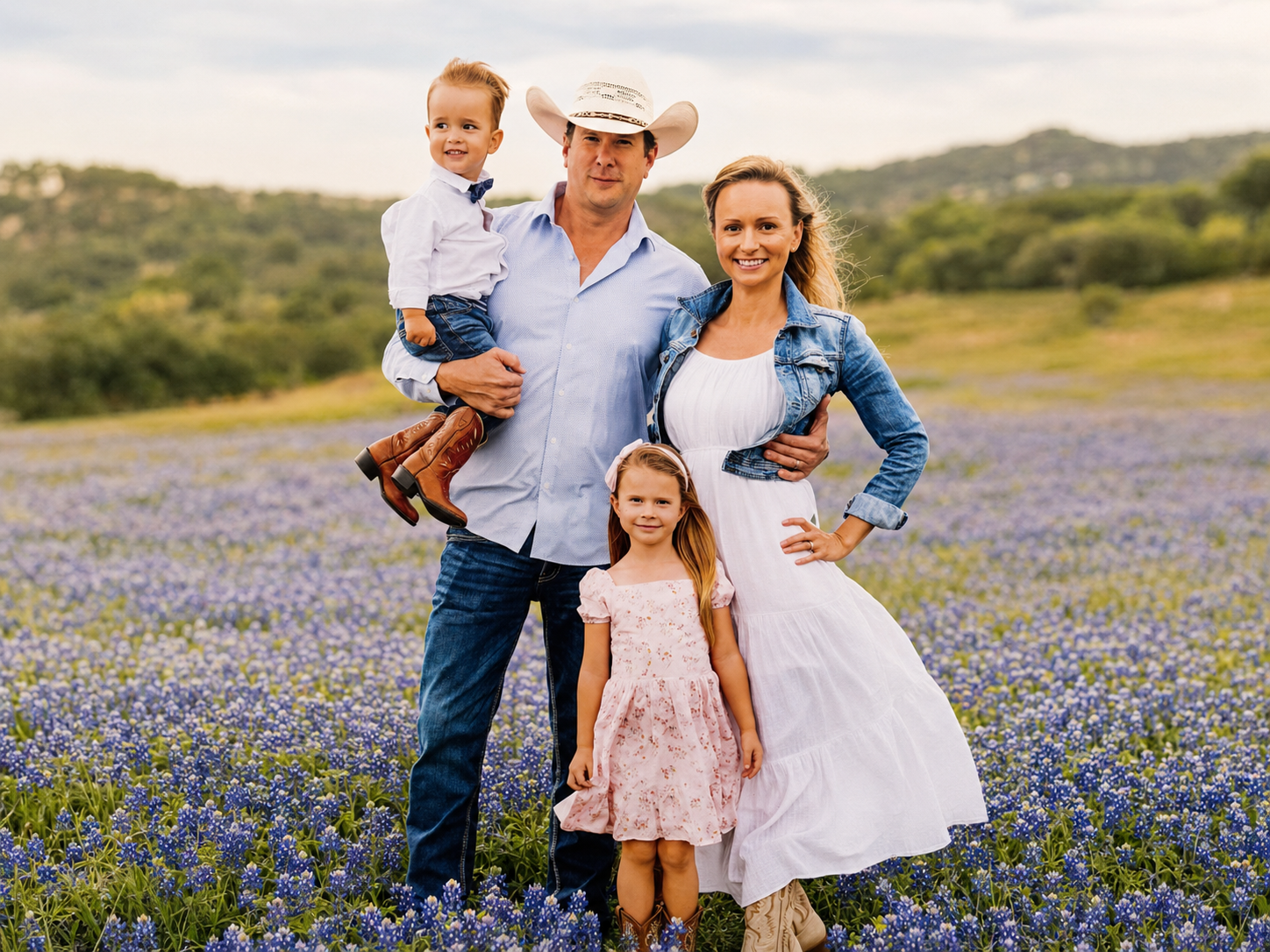 Seth Thompson and his family