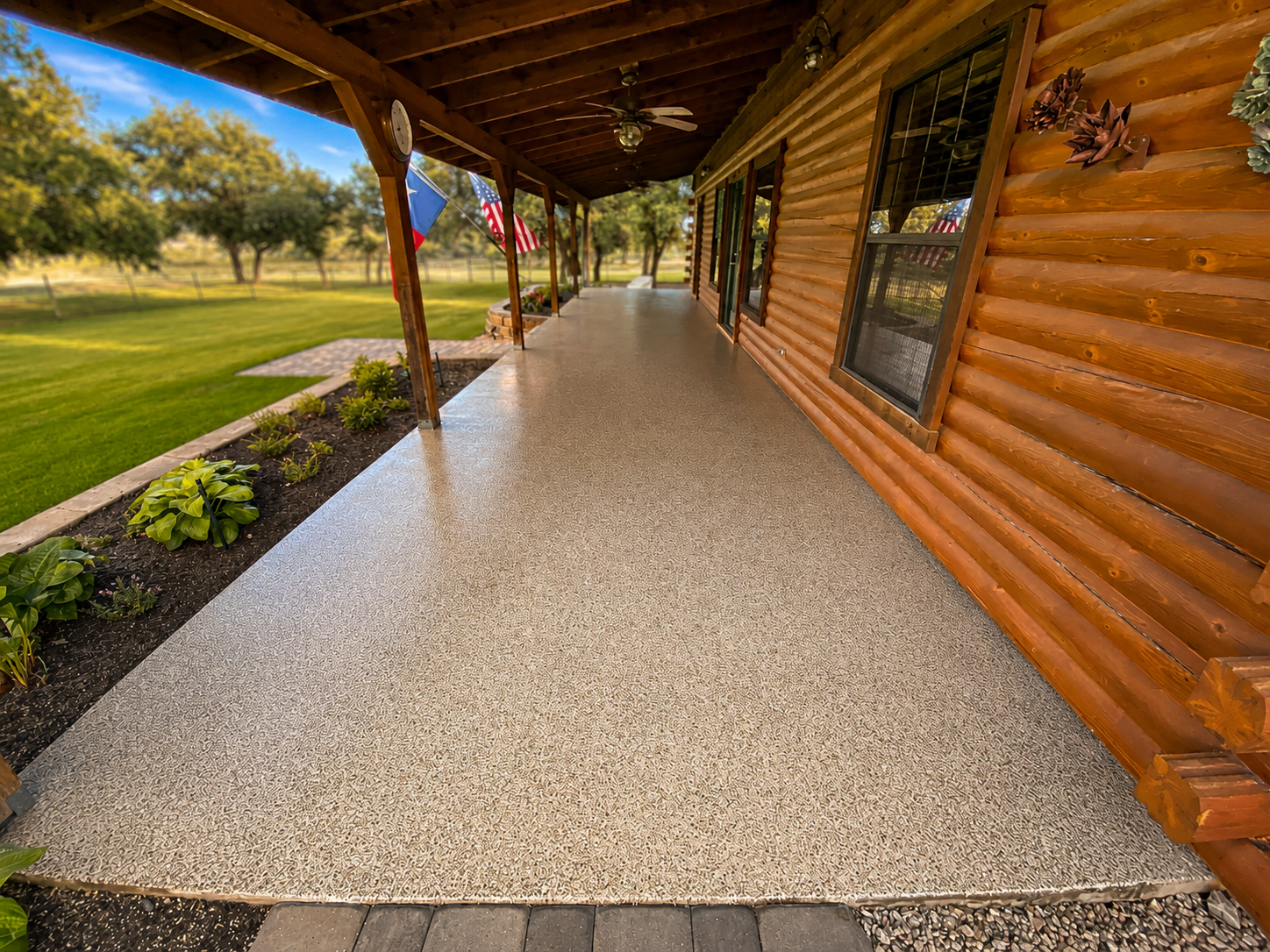 Polyaspartic driveway coating Austin TX